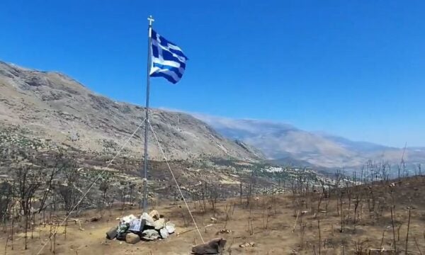 Το σημείο όπου έχασαν οι πυροσβέστες τη ζωή τους στην κατάσβεσης της πυρκαγιάς στην Κρύα Βρύση Ρεθύμνου