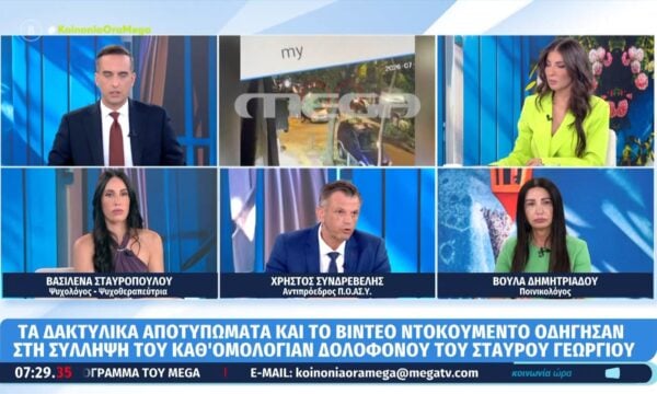 Β. Δημητριάδου για Στ. Γεωργίου: «Ας διαθέσουμε την παραμικρή ενσυναίσθηση για τα παιδιά του, που τον είδαν αιμόφυρτο στο γραφείο»