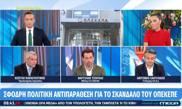 Β. Τσόγκας: «Να ζητήσουμε αυγγνώμη από τη ΝΔ γιατί διώκονται οι μισοί βουλευτές»