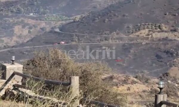 Βίντεο-ντοκουμέντο από το σημείο της τραγωδίας στο Ρέθυμνο όπου έχασαν τη ζωή τους οι δύο πυροσβέστες