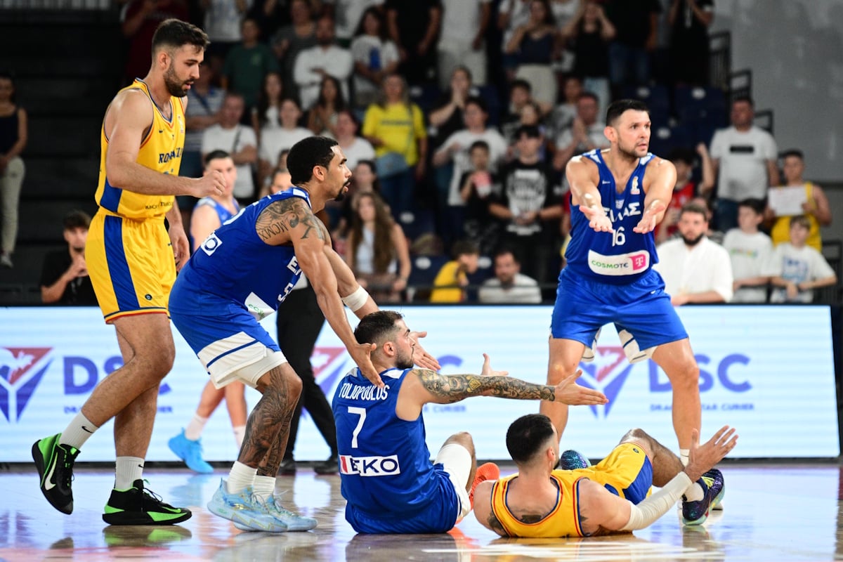 Ρουμανία – Ελλάδα 73-66: Ήττα της Εθνικής μπάσκετ στην Οραντέα για τα «παράθυρα» του Μουντομπάσκετ