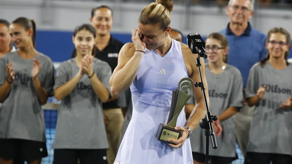 Μαρία Σάκκαρη δάκρυσε στον τελικό του Athens Open: «Αγάπη μου σε ευχαριστώ» είπε στον Κωνσταντίνο Μητσοτάκη