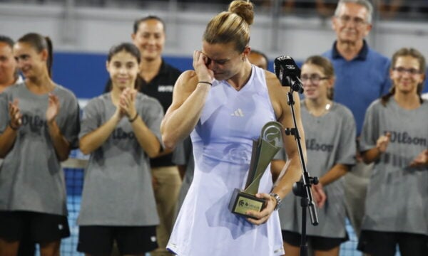 Μαρία Σάκκαρη δάκρυσε στον τελικό του Athens Open: «Αγάπη μου σε ευχαριστώ» είπε στον Κωνσταντίνο Μητσοτάκη