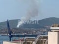 Φωτιά στη Σαλαμίνα στην περιοχή Σελίνια: Μηνύματα του 112 στους κατοίκους – «Απομακρυνθείτε προς παραλία»