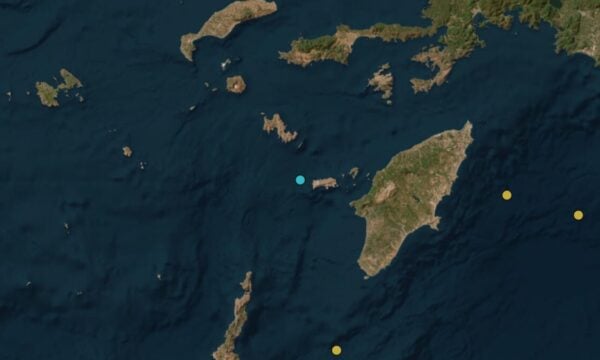 Σεισμός στην Χάλκη μεγέθους 3,6 Ρίχτερ