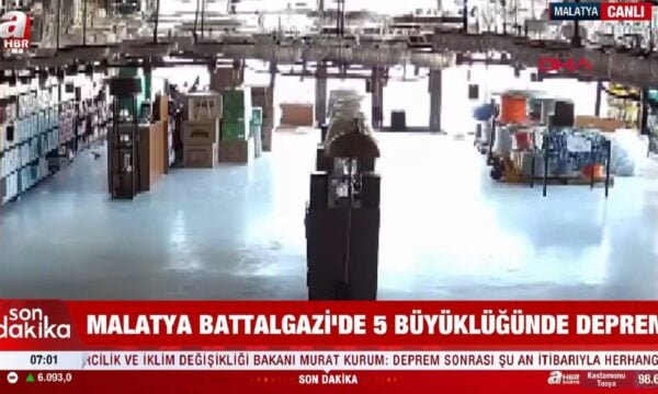 Τουρκία: Σεισμός στη Μαλάτια – βίντεο της στιγμής