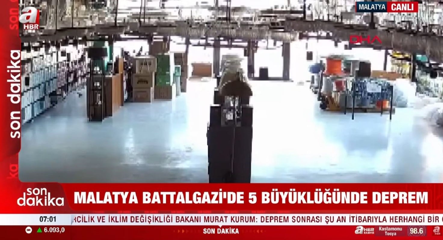 Τουρκία: Σεισμός στη Μαλάτια – βίντεο της στιγμής