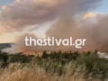 Φωτιά στο Ωραιόκαστρο Θεσσαλονίκης: Ήχησε το 112 για εκκένωση της Ανθούπολης