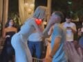 Ο Βασίλης Τολιόπουλος και η σύζυγός του Μαρία Χατζηπαρασίδου χόρεψαν το «πότε Βούδας, πότε Κούδας» στη βάφτιση του γιου τους