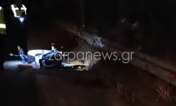 Χανιά: Δύο νεκροί σε τροχαίο με μηχανή στο Κολυμπάρι – 28 και 34 χρονών τα θύματα
