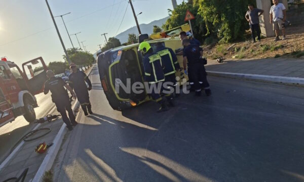 Χανιά: Νέο βίντεο από το τροχαίο με το ασθενοφόρο – «Όλα έγιναν σε ελάχιστα δευτερόλεπτα», μαρτυρία διασώστη