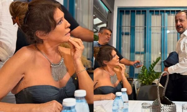 Βάνα Μπάρμπα: Στο ίδιο τραπέζι με τον Νίκο Χριστοδουλίδη στη γιορτή των «Μπλε Ωρών» (φωτογραφίες)