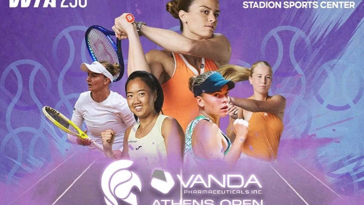 Vanda Pharmaceuticals Athens Open WTA 250: Η πρεμιέρα το Σάββατο με την κλήρωση του κυρίως ταμπλό 1 Vanda Pharmaceuticals Athens Open WTA 250: Η πρεμιέρα το Σάββατο με την κλήρωση του κυρίως ταμπλό
