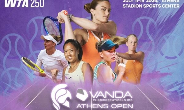Vanda Pharmaceuticals Athens Open WTA 250: Η πρεμιέρα το Σάββατο με την κλήρωση του κυρίως ταμπλό
