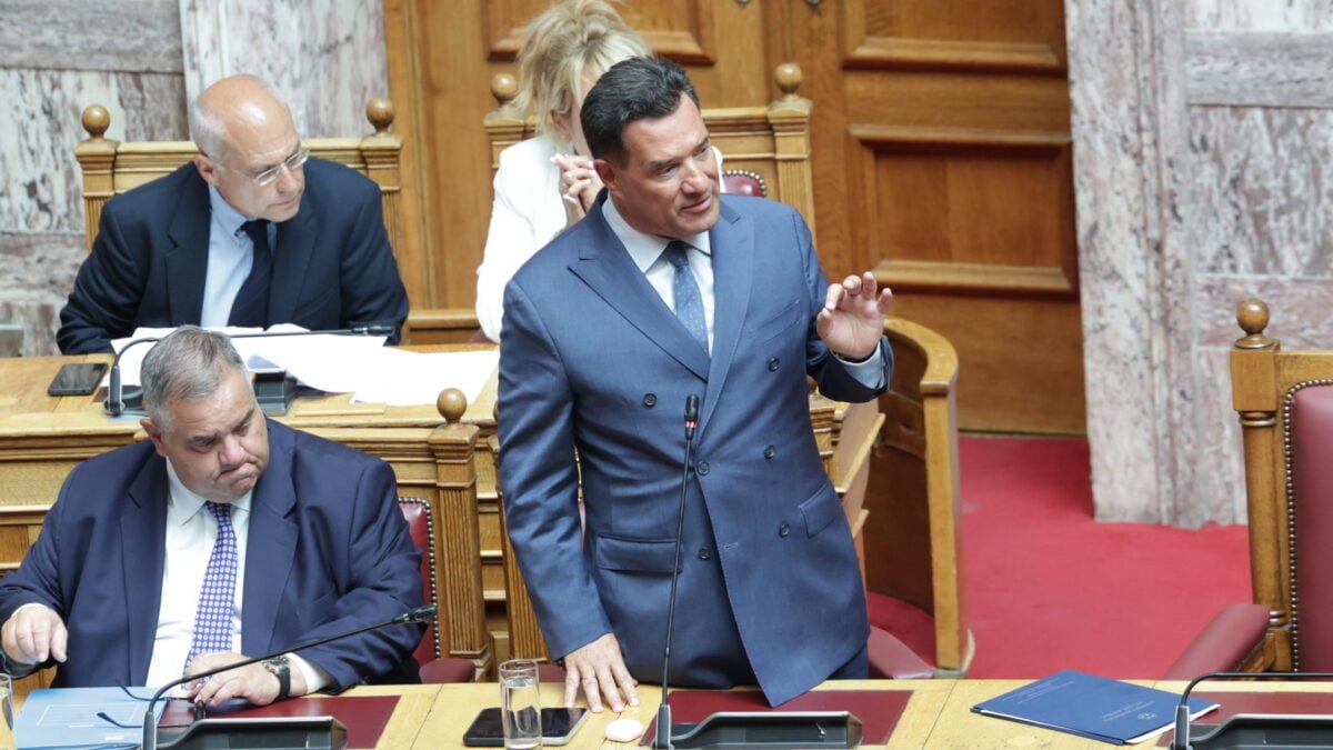 Άδωνις Γεωργιάδης: «Ασπίδα του Αχιλλέα» διασφαλίζει την ελευθερία του ελληνικού κράτους 1 Άδωνις Γεωργιάδης: «Ασπίδα του Αχιλλέα» διασφαλίζει την ελευθερία του ελληνικού κράτους
