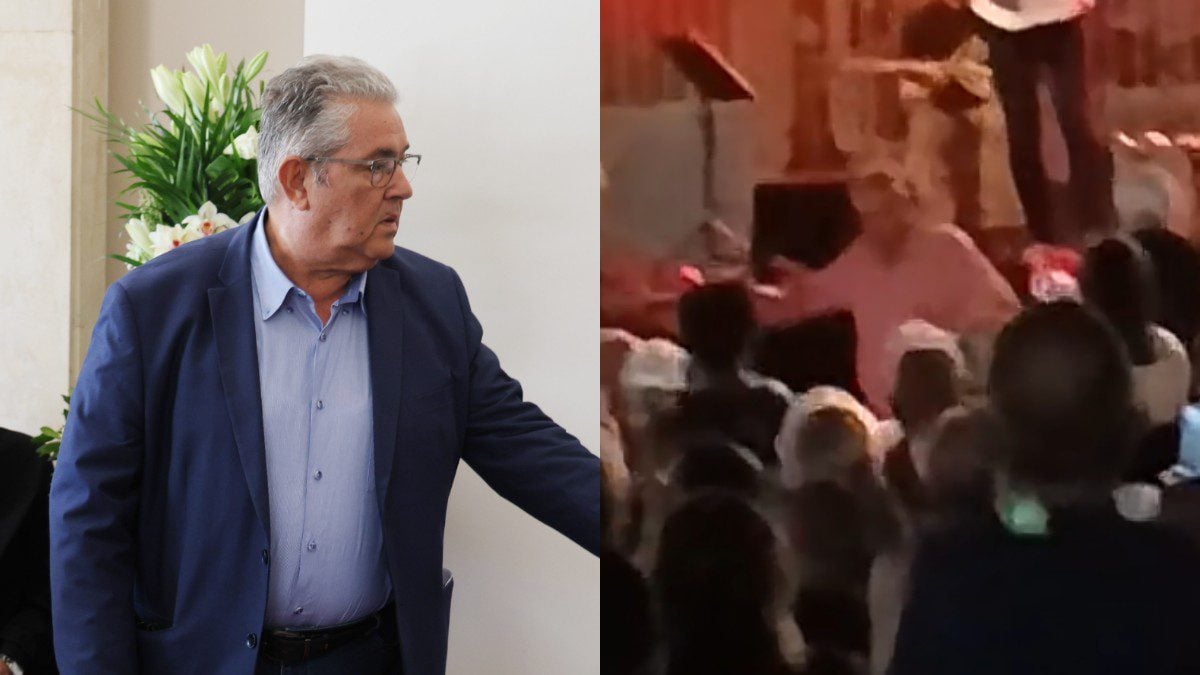 Δημήτρης Κουτσούμπας: Ύστατος φόρος τιμής στον Λάκη Χαλκιά – Σηκώθηκε και χόρεψε στη συγκέντρωση του ΚΚΕ