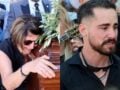 Νίκος Καλογερόπουλος: Ο σύζυγος και ο γιος του στο τελευταίο «αντίο» – Το τραγούδι που του αφιέρωσαν
