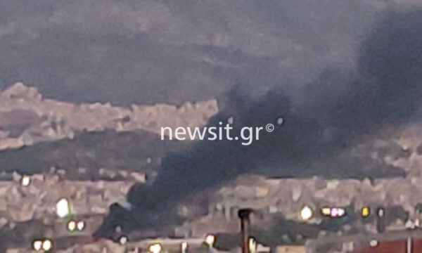 Φωτιά κοντά στο νέο γήπεδο του Παναθηναϊκού στο Αιγάλεω