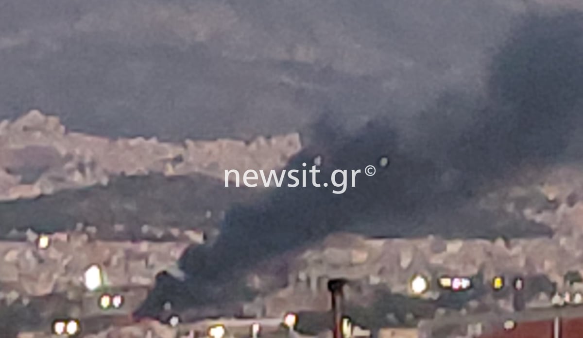 Φωτιά κοντά στο νέο γήπεδο του Παναθηναϊκού στο Αιγάλεω