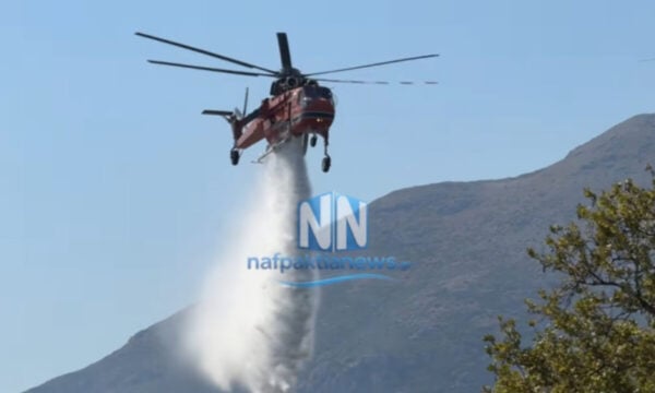 Φωτιά στην Αιτωλοακαρνανία: Μεγάλη κινητοποίηση της πυροσβεστικής στο Θέρμο
