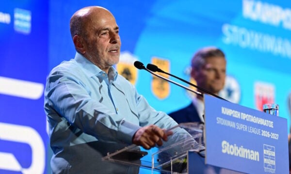 Γιάννης Αλαφούζος: Το πλάνο που προτείνει για τα τηλεοπτικά δικαιώματα της Super League