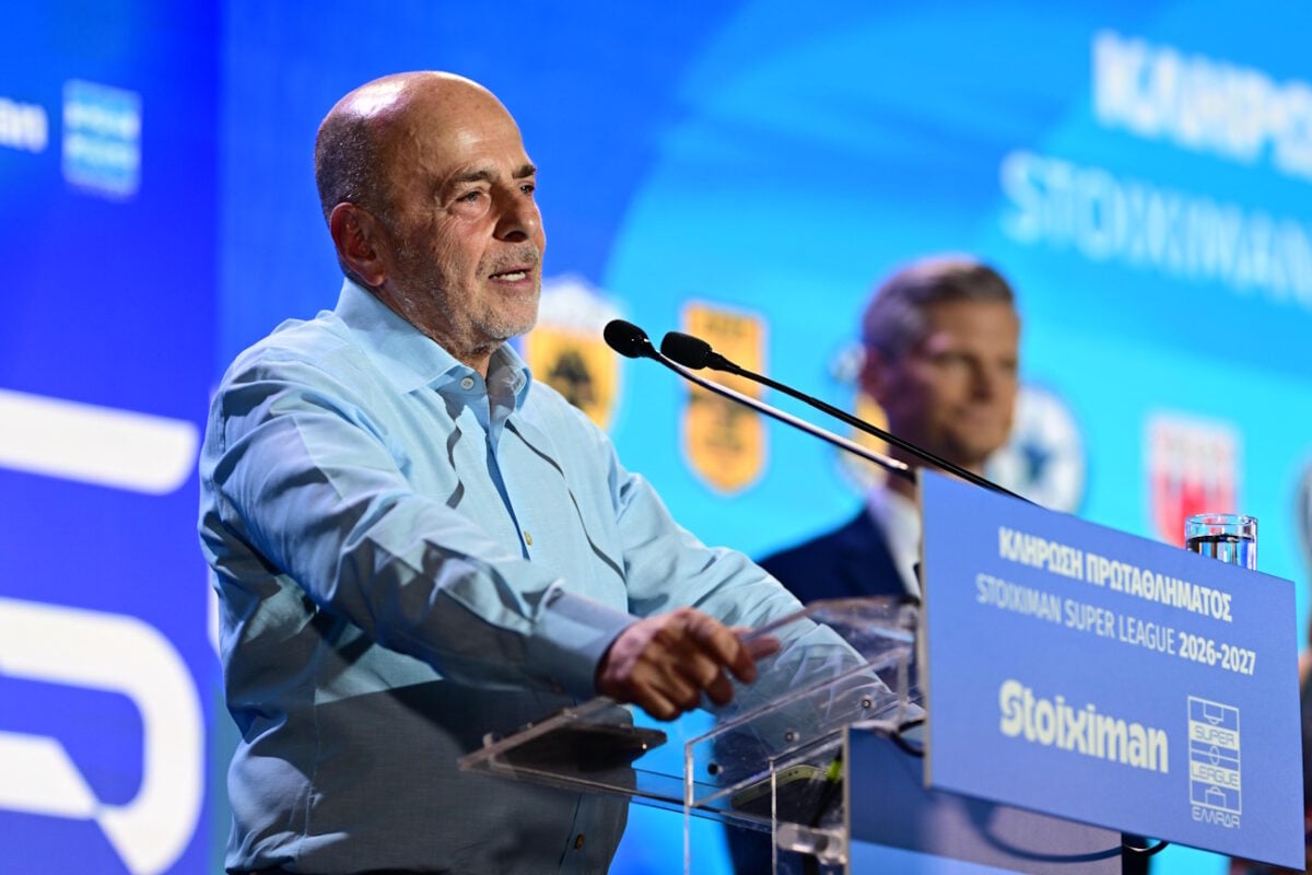 Γιάννης Αλαφούζος: Το πλάνο που προτείνει για τα τηλεοπτικά δικαιώματα της Super League