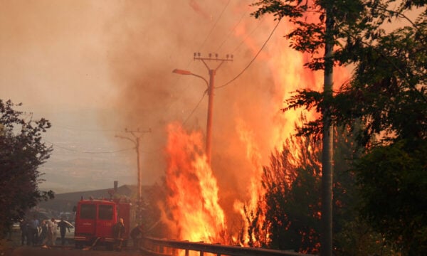 Φωτιά στην περιοχή Χράνοι Μεγαλόπολης στην Αρκαδία – Και εναέρια μέσα στο σημείο
