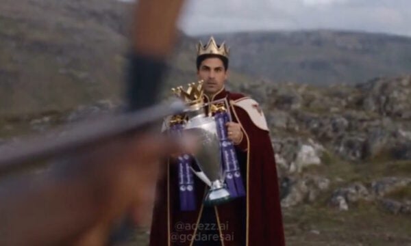 Η «μάχη» για το τρόπαιο στην Premier League αλά Game of Thrones – Το εκπληκτικό AI video με το κυνηγητό στον «βασιλιά» Αρτέτα