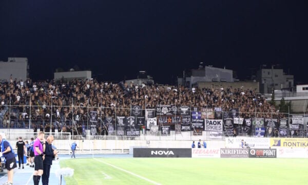 Ατρόμητος – ΠΑΟΚ: Ισχυρές αστυνομικές δυνάμεις στο Περιστέρι, μήνυμα των Θεσσαλονικέων στους οπαδούς τους