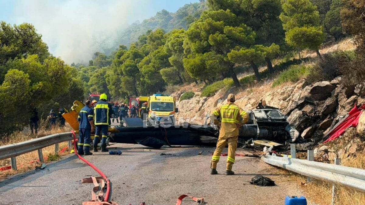 Σύγκρουση ελικοπτέρων στην Ψάθα: Δύο νεκροί, ένας Έλληνας και ένας Ρουμάνος – Εξετάζεται ανθρώπινο λάθος