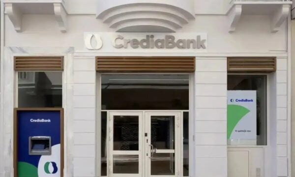 CrediaBank: Καθαρά κέρδη 23 εκατ. και νέες εκταμιεύσεις 2 δισ. ευρώ στο α΄ εξάμηνο