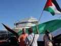 Συγκέντρωση διαμαρτυρίας στο λιμάνι του Πειραιά για την άφιξη του ισραηλινού κρουαζιερόπλοιου «Crown Iris»