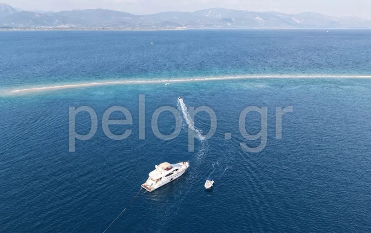 Αχαΐα: Ξεκόλλησε το πολυτελές γιοτ που είχε προσαράξει για 5 μέρες στα αβαθή νερά στο Δρέπανο 11 Δρέπανο