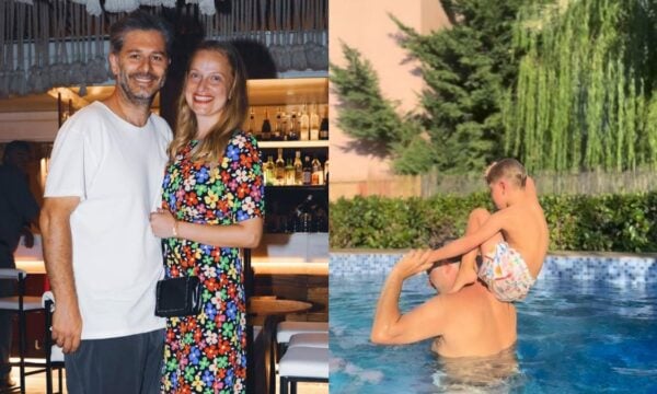 Λένα Δροσάκη – Αλέξανδρος Μπουρδούμης: Παιχνίδια στην πισίνα με τον γιο τους