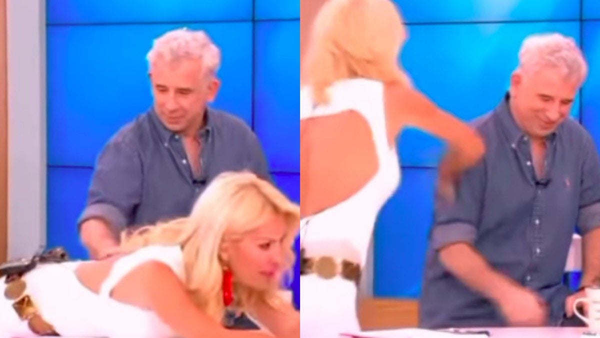 Retro tv: Όταν ο Πέτρος Φιλιππίδης χούφτωσε την Ελένη Μενεγάκη σε live τηλεόραση, η αντίδρασή της (Βίντεο)
