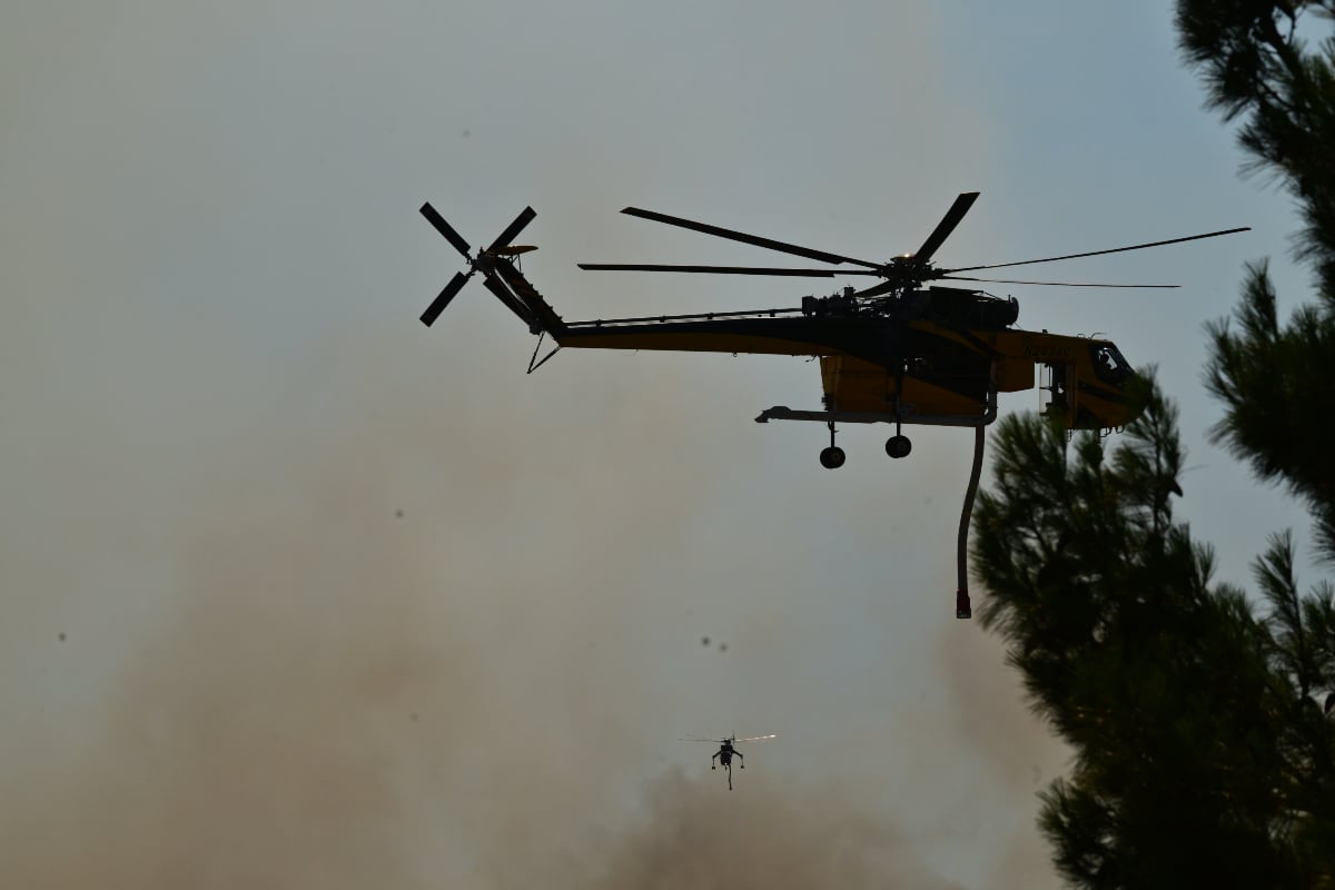 Φωτιά στο Στεφάνι Κορινθίας: Μήνυμα 112 για ετοιμότητα