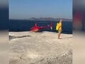 Μήλος: Μετέτρεψαν το Σαρακήνικο σε ελικοδρόμιο – «Πάρκαραν» το ελικόπτερο τους για να κάνουν μπάνιο