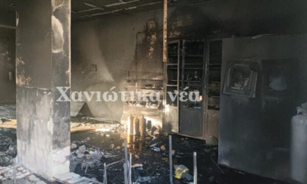 Τραγωδία στα Χανιά: Πέθανε ο 77χρονος βαριά εγκαυματίας από τη φωτιά σε αποθήκη βιοτεχνίας μετά από 13 ημέρες