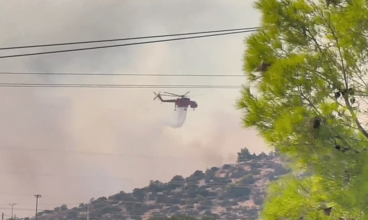 Νέα αναζωπύρωση της πυρκαγιάς στο νότιο μέτωπο: Συναγερμός σε Μέγαρα και Βλυχάδα