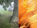 Γκόλφερ κατέγραψε τη στιγμή που τον χτύπησε κεραυνός – «1 στις 1.000.000 πιθανότητες»