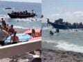 Ισπανία: Τουλάχιστον 60 μετανάστες αποβιβάστηκαν αιφνιδιαστικά σε παραλία με εκατοντάδες λουόμενους – ΒΙΝΤΕΟ