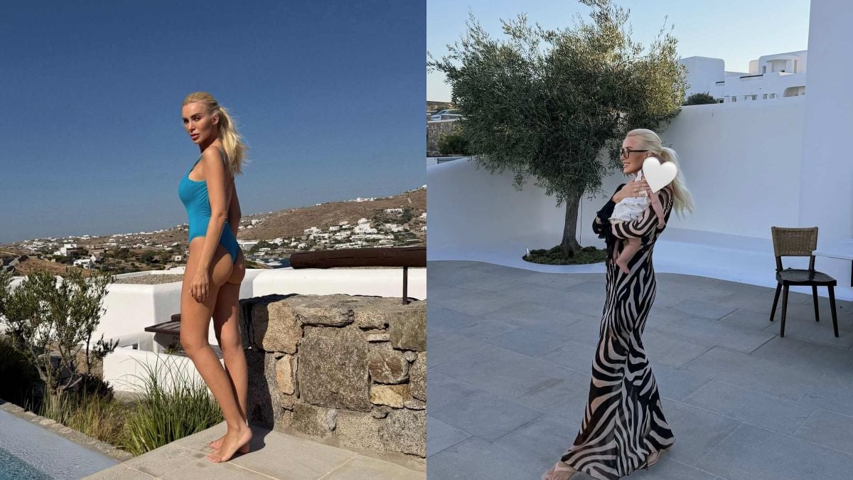 Κατερίνα Καινούργιου: Μύκονος και τρυφερή αναφορά στην κόρη της (φωτογραφίες)