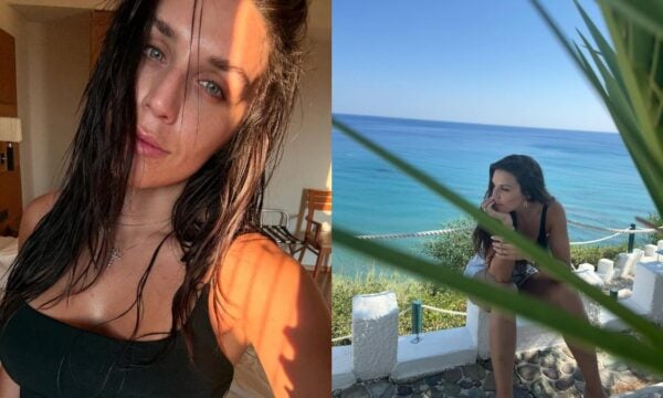 Ιουλία Καλλιμάνη: Με τον επιχειρηματία σύντροφό της σε μοναστήρι στη Σύμη