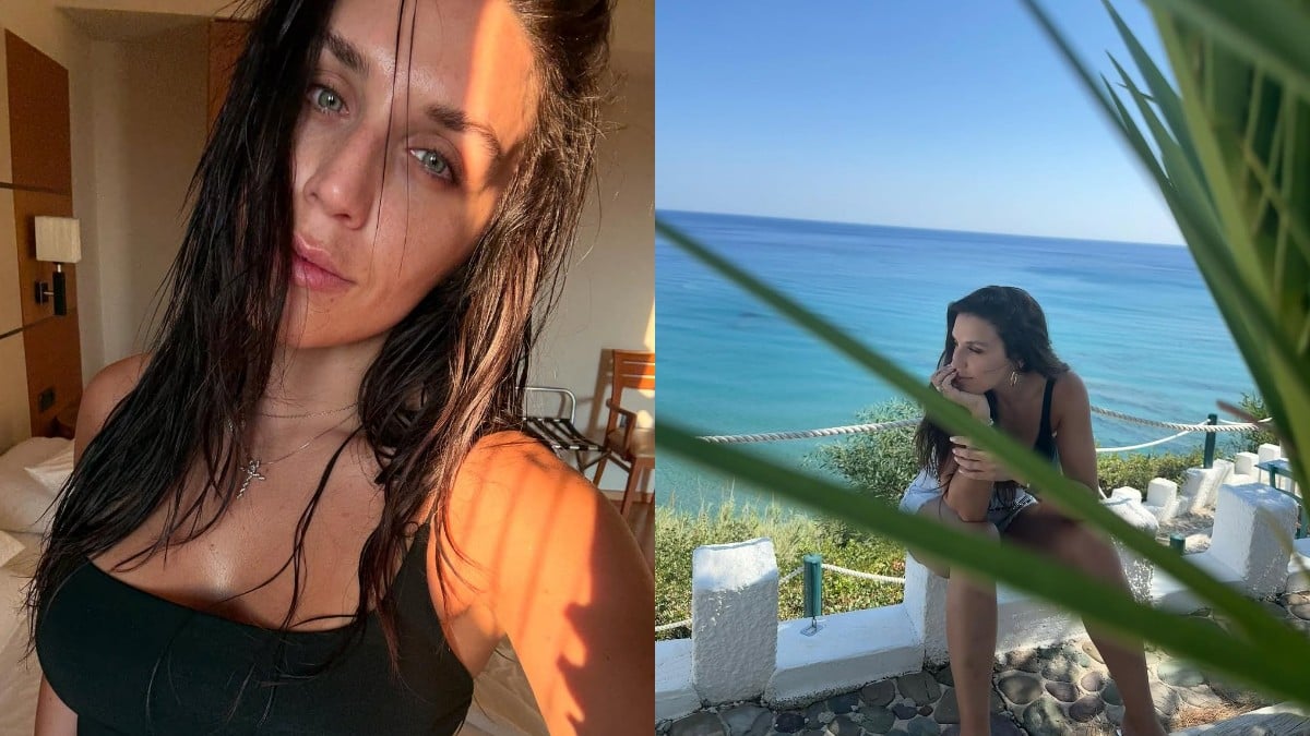 Ιουλία Καλλιμάνη: Με τον επιχειρηματία σύντροφό της σε μοναστήρι στη Σύμη