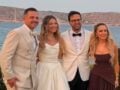 Καλομοίρα – Γιώργος Μπούσαλης: Κουμπάροι στον γάμο φίλων τους – Παρανυφάκι η κόρη τους (φωτογραφίες)
