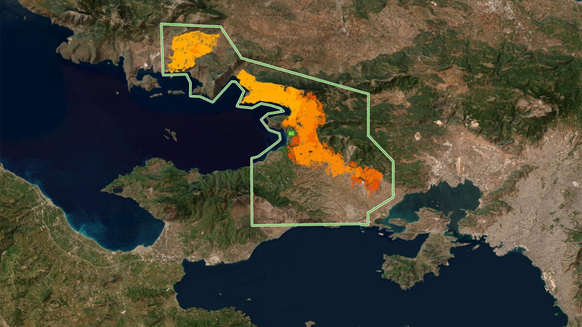 Φωτιά στη Δυτική Αττική: Φόβοι για αναζωπυρώσεις, εικόνες καταστροφής – Πάνω από 144.000 καμένα στρέμματα 3 Φωτιά στη Δυτική Αττική: Φόβοι για αναζωπυρώσεις, εικόνες καταστροφής – Πάνω από 144.000 καμένα στρέμματα