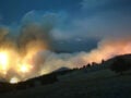 Φωτιά στη Δυτική από την κορυφή του Κιθαιρώνα – Βίντεο timelapse