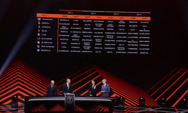 Europa League: Ο Ολυμπιακός κόντρα σε Μίλαν και Μαρσέιγ, ο ΟΦΗ απέναντι σε Μπενφίκα και Λεβερκούζεν – Αναλυτικά τα ματς της League Phase