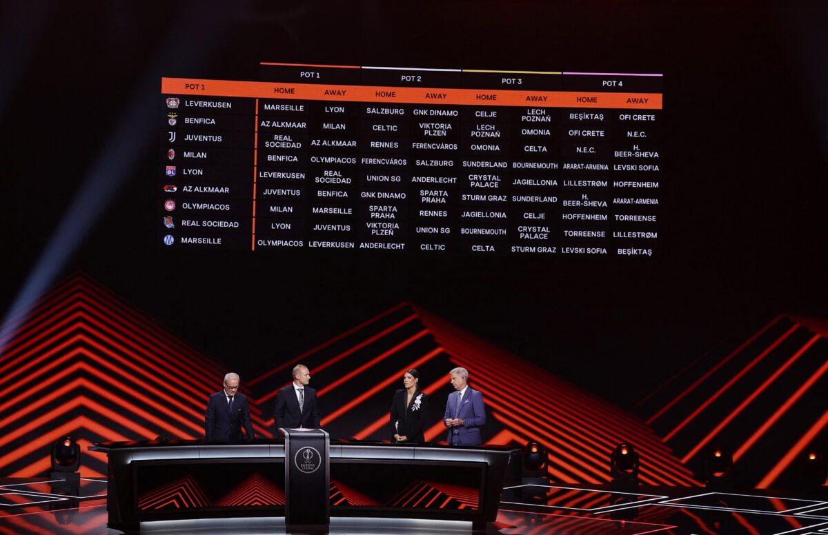 Europa League: Ο Ολυμπιακός κόντρα σε Μίλαν και Μαρσέιγ, ο ΟΦΗ απέναντι σε Μπενφίκα και Λεβερκούζεν – Αναλυτικά τα ματς της League Phase
