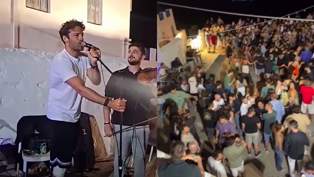 Κωνσταντίνος Αργυρός: Τραγούδησε παραδοσιακά τραγούδια σε πανηγύρι στην Αστυπάλαια – Βίντεο 3 Κωνσταντίνος Αργυρός: Τραγούδησε παραδοσιακά τραγούδια σε πανηγύρι στην Αστυπάλαια – Βίντεο